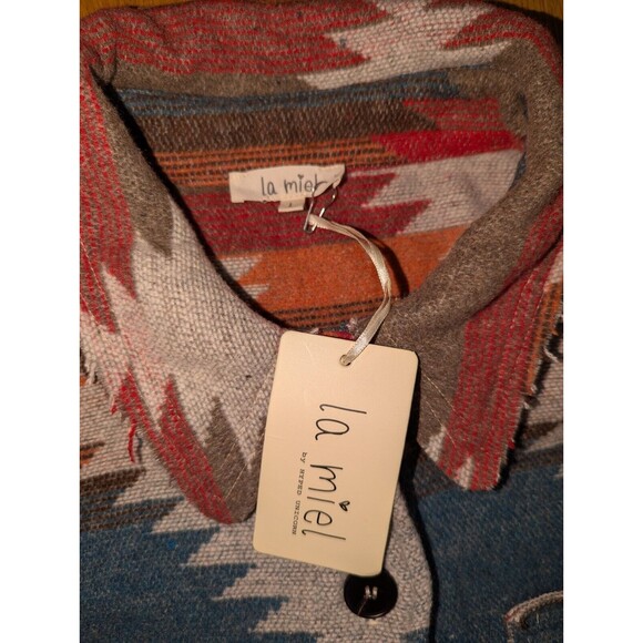 LA MIEL Multicolor Aztec Pattern Jacket - Picture 5 of 8